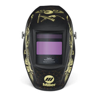 Miller Digital Performance Welding Helmet, Throttle, Clearlight 4x