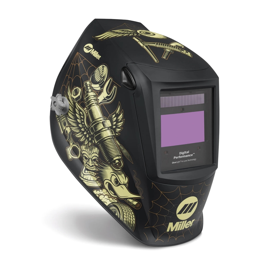 Miller Digital Performance Welding Helmet, Throttle, Clearlight 4x