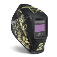 Miller Digital Performance Welding Helmet, Throttle, Clearlight 4x