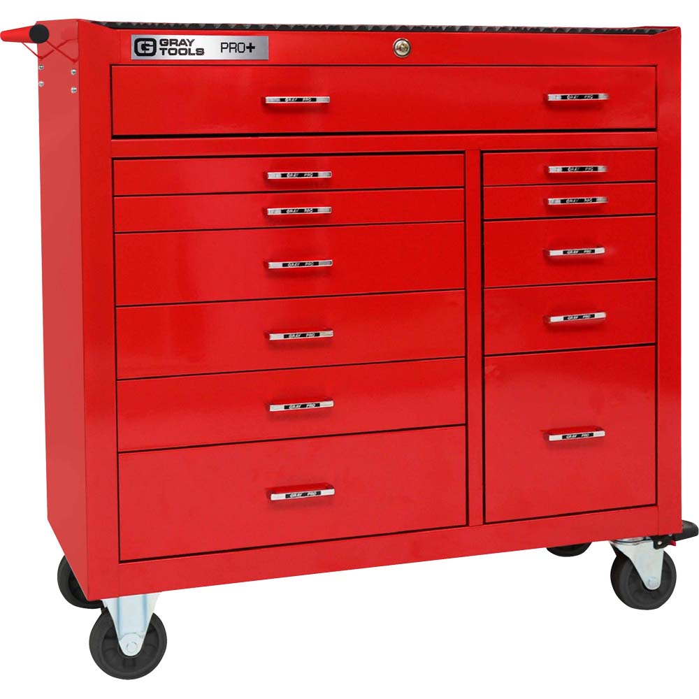Gray Tools 12 Drawer Roller Cabinet - PRO+ Series