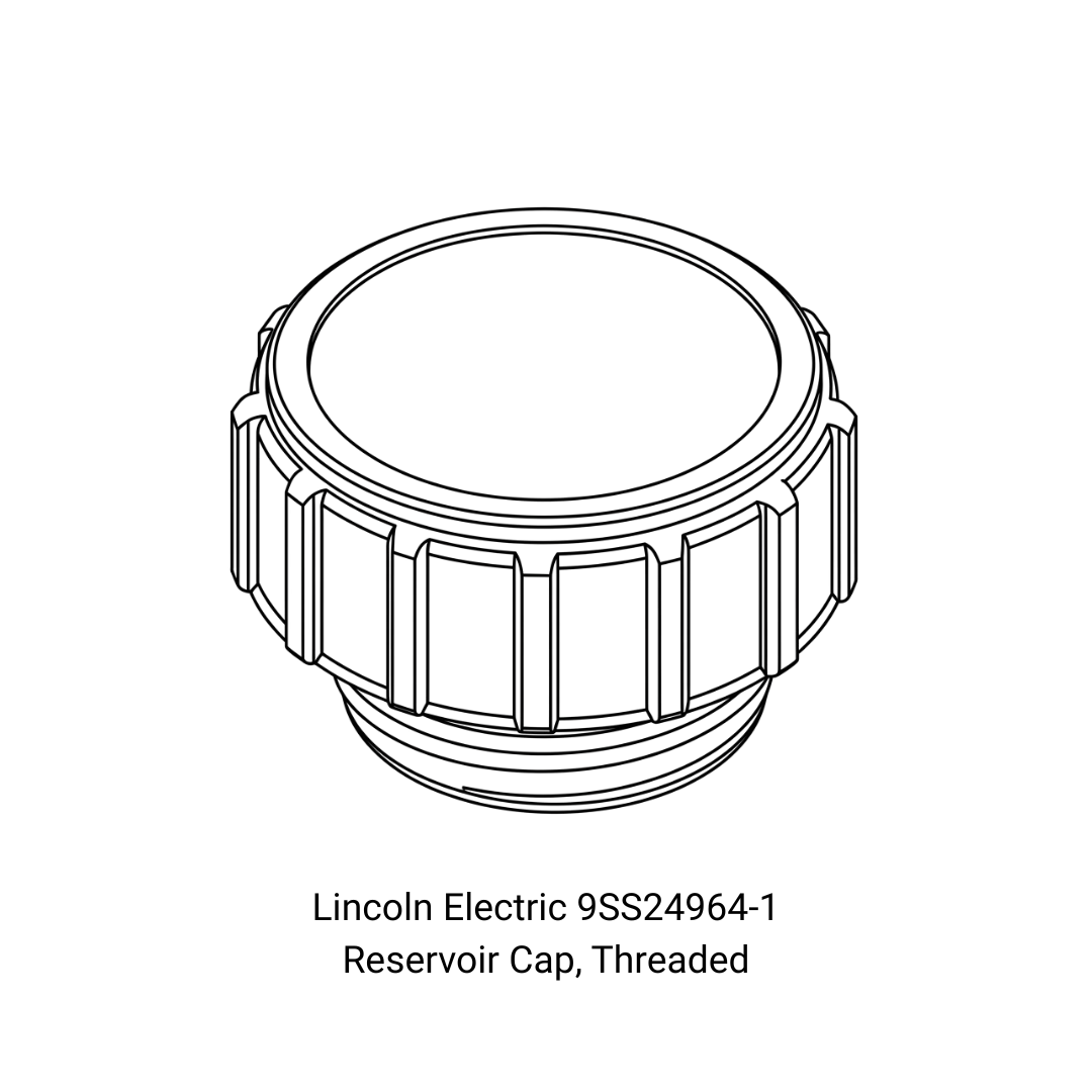 Lincoln Electric 9SS24964-1, Reservoir Cap (Threaded)