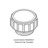 Lincoln Electric 9SS24964-1, Reservoir Cap (Threaded)