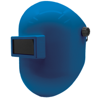 Armour Guard Sugar Scoop Fiberglass Blue Pipeliner Welding Helmet