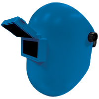 Armour Guard Sugar Scoop Fiberglass Blue Pipeliner Welding Helmet