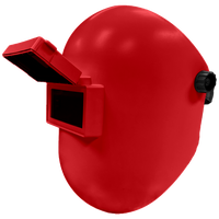 Armour Guard Sugar Scoop Fiberglass Red Pipeliner Welding Helmet