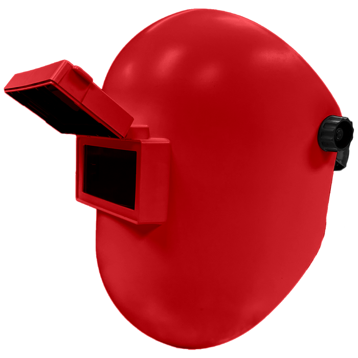Armour Guard Sugar Scoop Fiberglass Red Pipeliner Welding Helmet