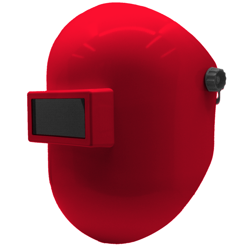 Armour Guard Sugar Scoop Fiberglass Red Pipeliner Welding Helmet