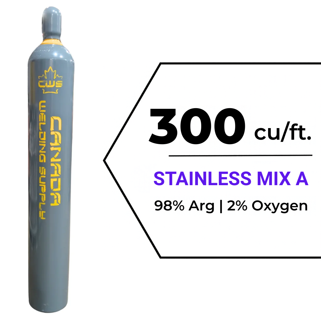300CF T Cylinder AO2 Stainless Steel MIG Welding Gas
