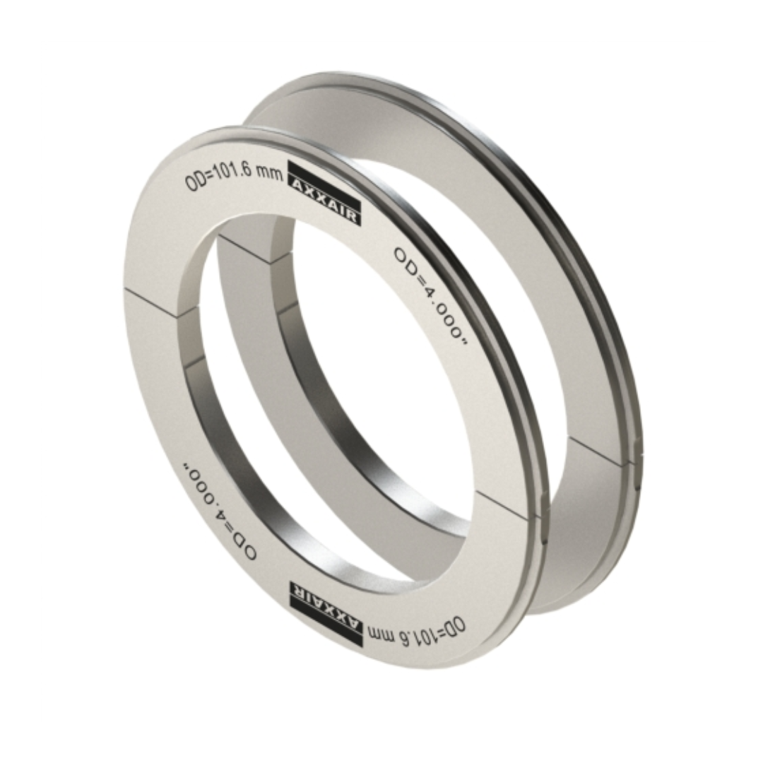Axxair SMN115-076.50, Stainless Steel Collet 3.012" O.D (4/Pack)