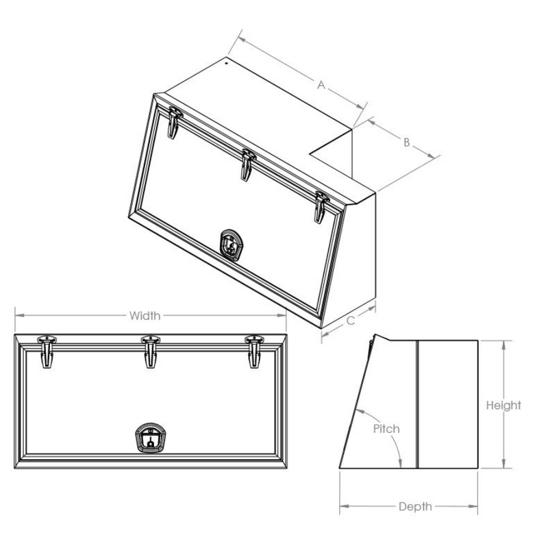 AlumaReel 48 L-Shaped Tool Boxes - Set of 2 – Canada Welding Supply Inc.