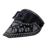 HOTLAW Cuir Soudage Hood Bandana Paisley