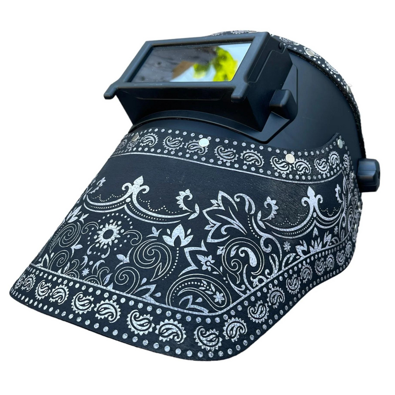 Outlaw Leather Welding Hood Bandana Paisley