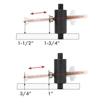 BuildPro Side Push Clamp XL, Fits 5/8 Holes