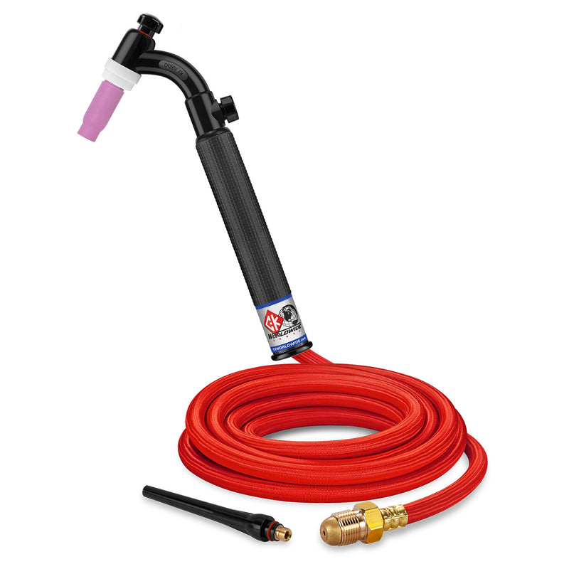 CK Worldwide CK26V Flex Head Valved Tig Torches