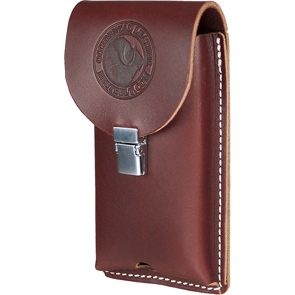 Occidental Clip-On Leather Phone Holster