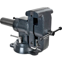 BuildPro Vise with 360° Rotating Jaw &amp; Base, Fit 5/8 Holes