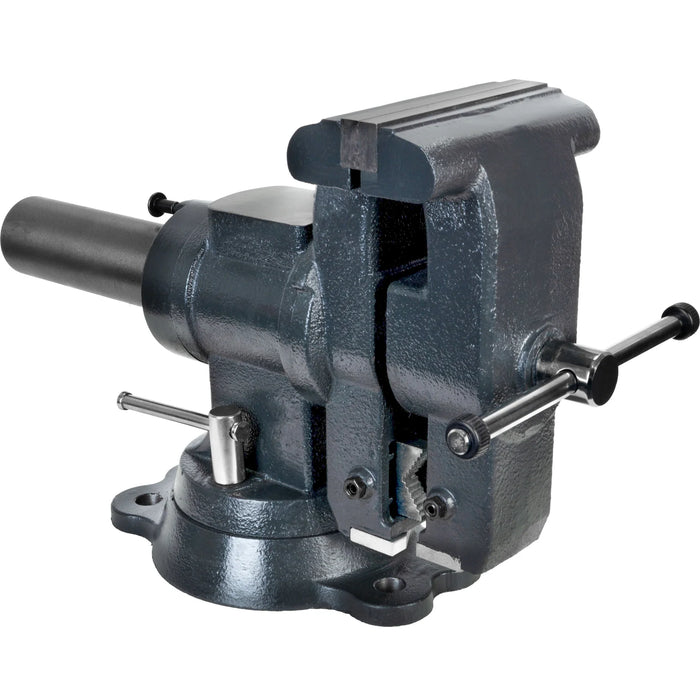 BuildPro Vise with 360° Rotating Jaw &amp; Base, Fit 5/8 Holes