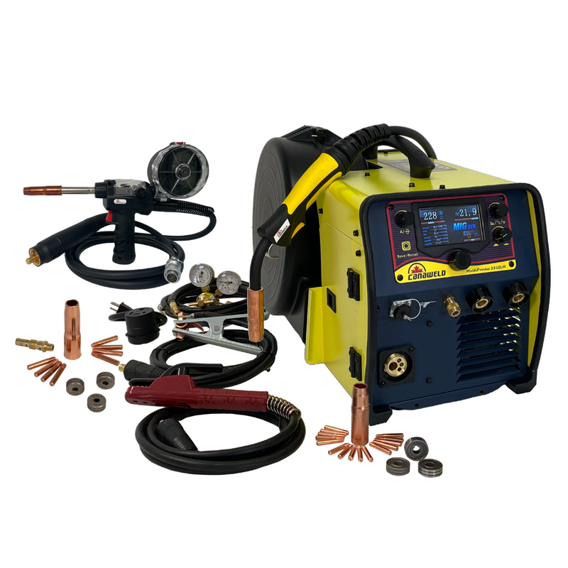 Canaweld Multi-Process 231 SLM MIG-TIG-Stick Welder Aluminum