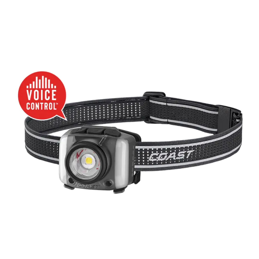 Coast FL97R 1250 Lumen Rechargeable Voice Controlled Headlamp