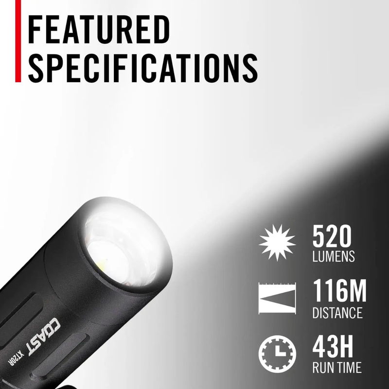 Coast XT20R 520 Lumen Rechargeable Inspection Light