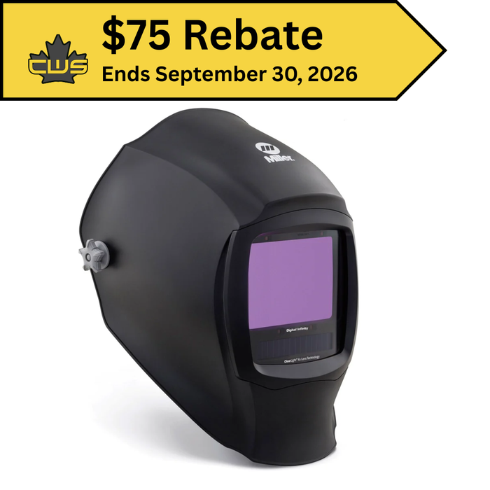 Miller Digital Infinity, Black Welding Helmet, Clearlight 4x