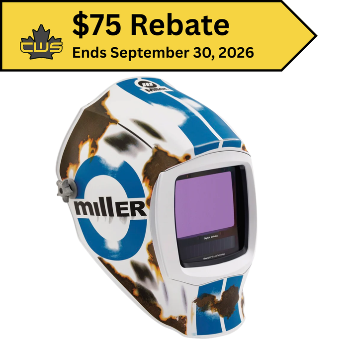 Miller Digital Infinity, Relic Welding Helmet, Clearlight 4x