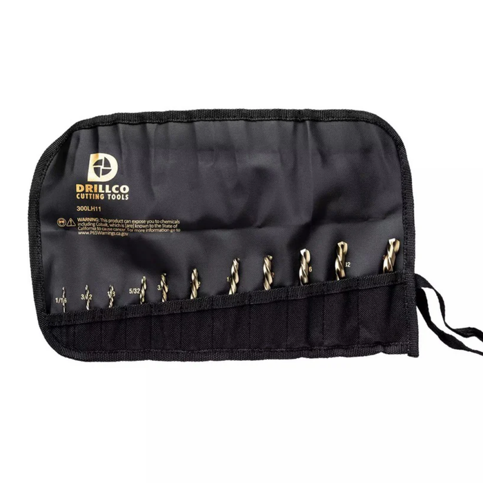 Drillco Left Hand Drill Bit Set