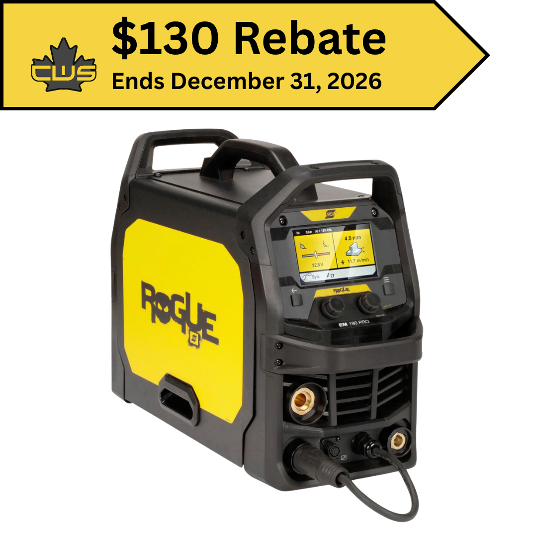 Esab Rogue EM190 Pro Mig / Flux Core Welding Machine