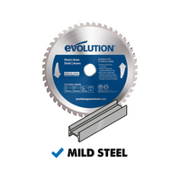 Evolution 9" | 48T | 1 In. Arbor | Mild Steel And Ferrous Metal TCT Blade | 230BLADEST