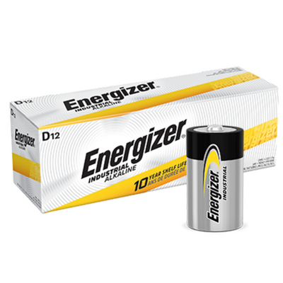 Energizer Industrial® Alkaline D Batteries (12/Pack)