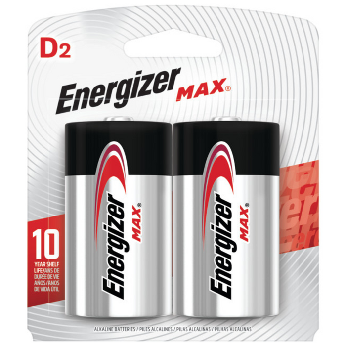 Energizer MAX Alkaline D Batteries 