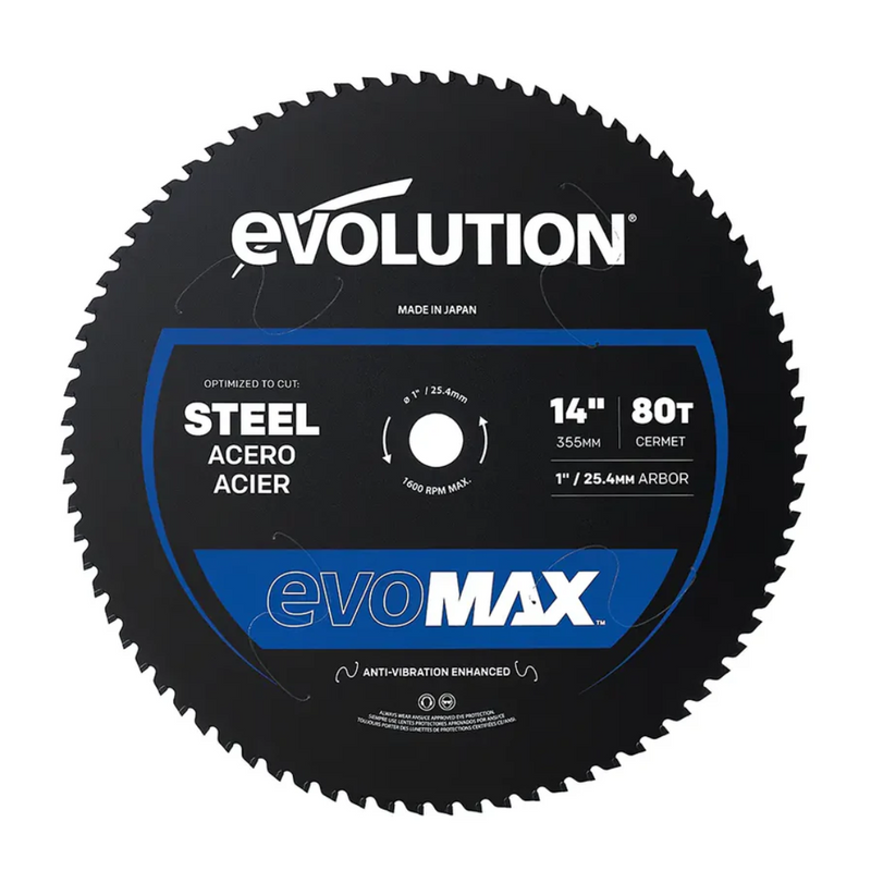 Evolution 14" Ultra Life EVOMAX Mild Steel Blade - EVOMAX14ST