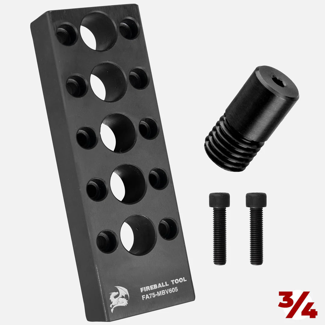 Fireball Tool Extension Block, 6" - 3/4" System