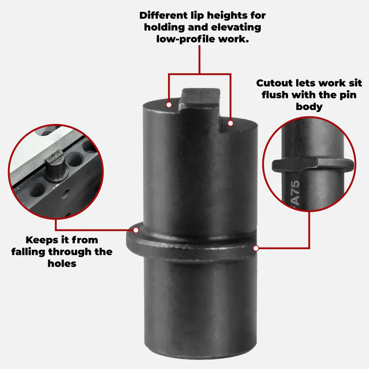 Fireball Tool Work Holding Pins for Sidekick Vise -3/4" System