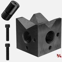 Fireball Tool V Block, (2" x 2") EBR - 3/4" System