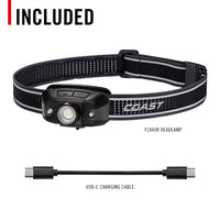 Coast FLX40R 800 Lumen Rechargeable Headlamp