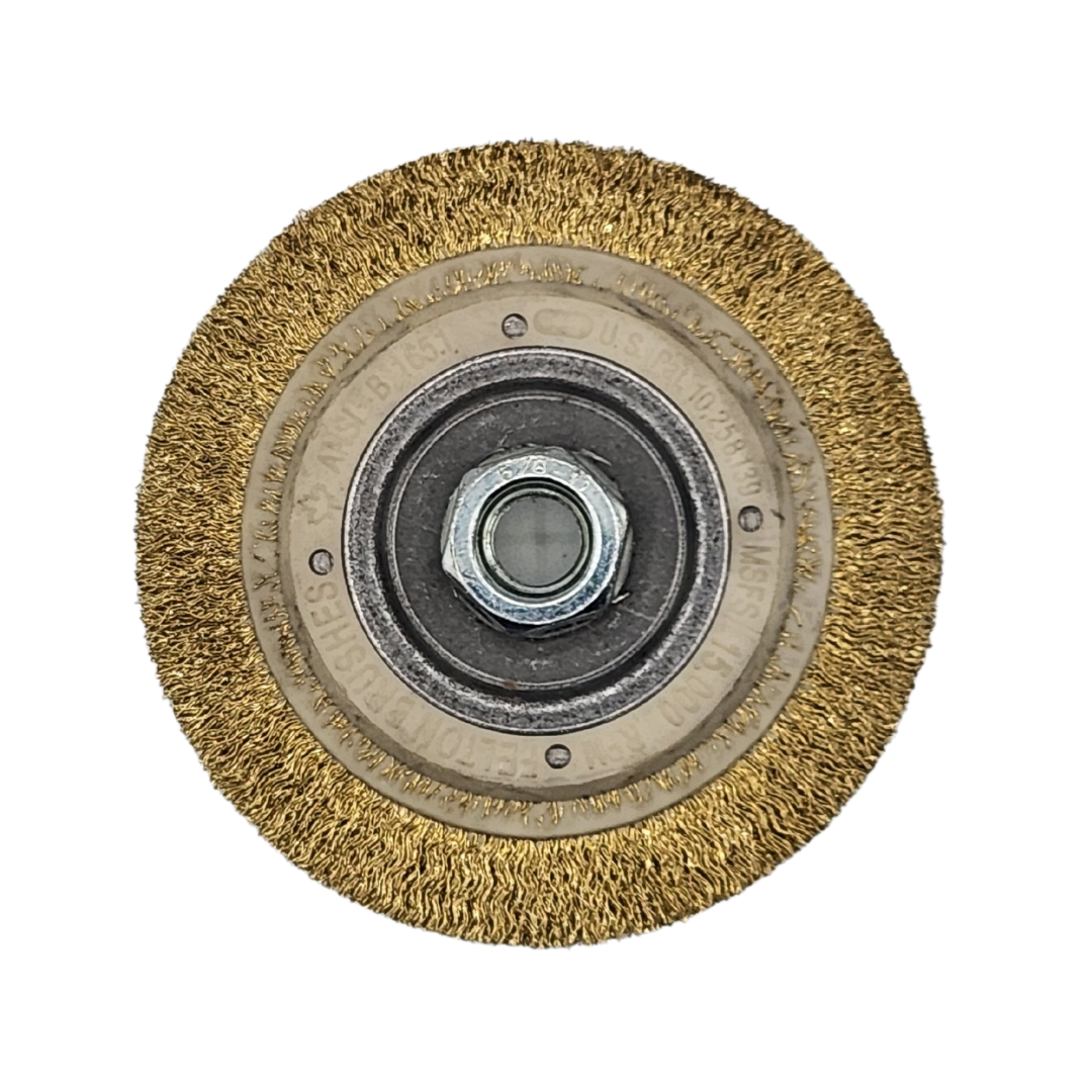 6 inch best sale wire wheel brush