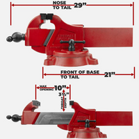 Fireball Tool 5" Jaw Hardtail Vise 1