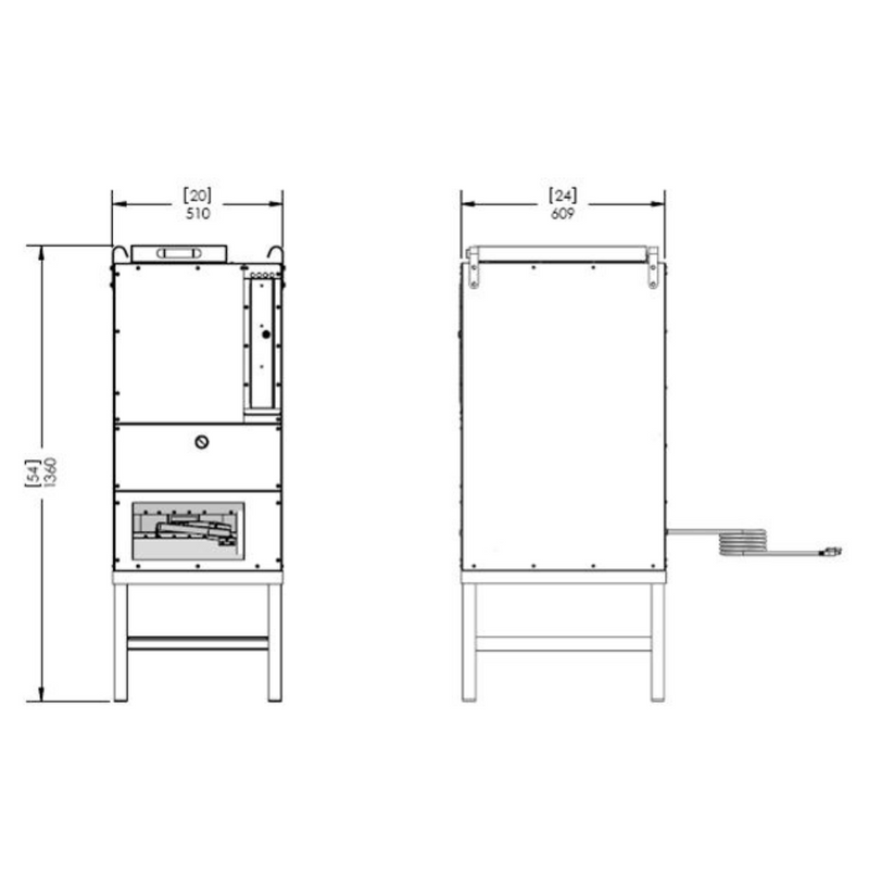 Gullco 200 lb. Holding Oven – Model GOV 200 FD