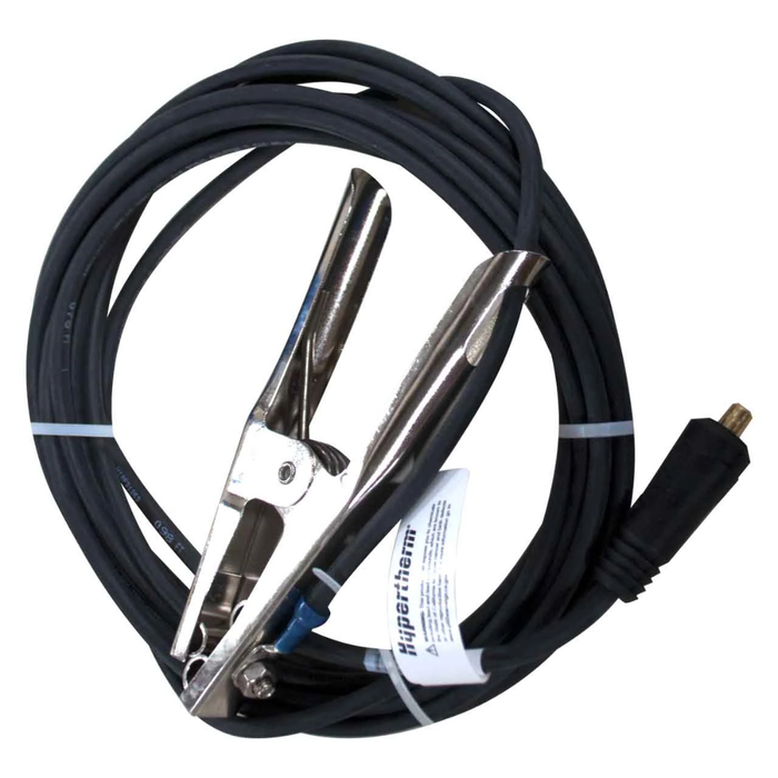 Hypertherm Work Lead with Hand Clamp, 25 ft, 85A