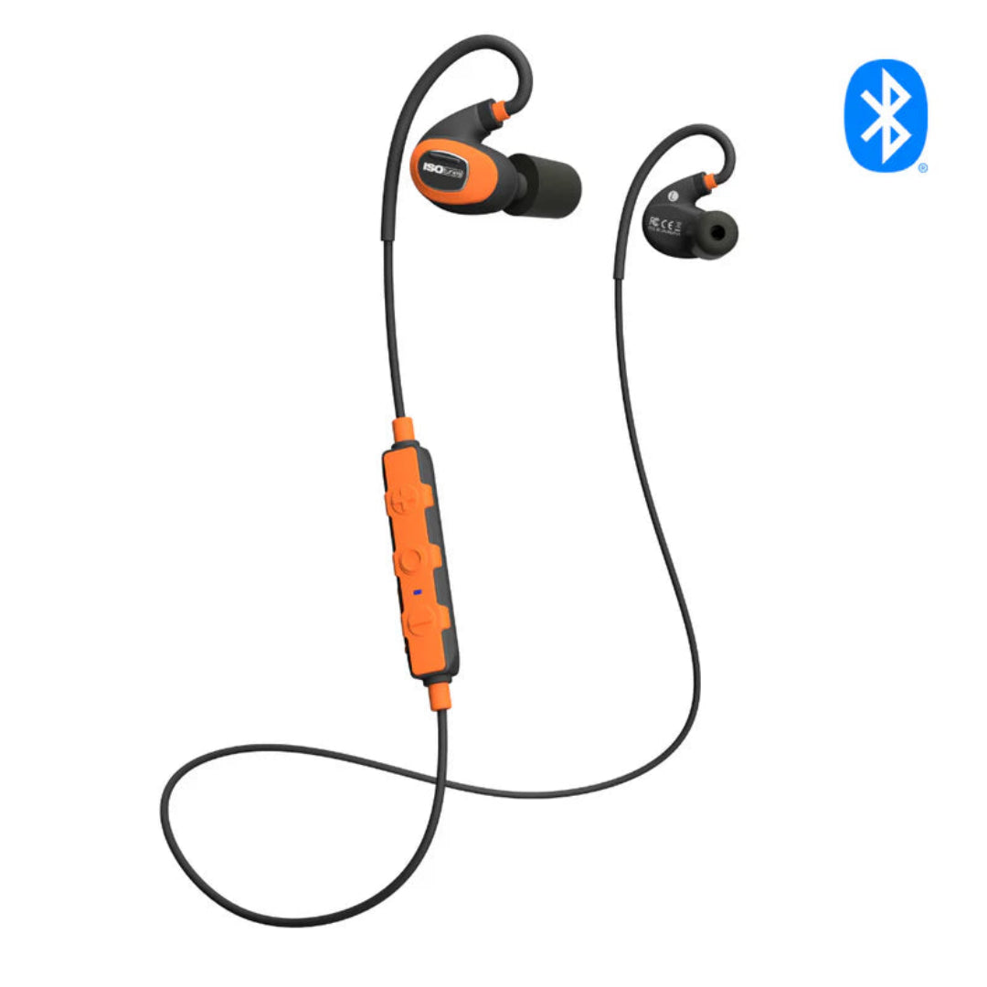 ISOTUNES PRO 2.0 Noise Isolating Bluetooth Earbuds Safety Orange - IT-21