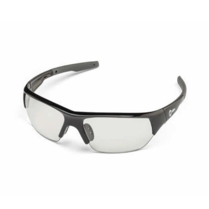 Miller Black Frame Spatter™ Clear lens safety Glasses