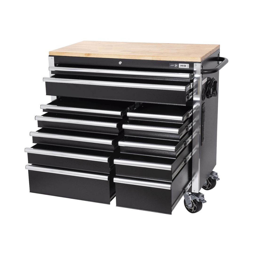 JET Tools 42" 12-Drawer Rolling Tool Cabinet
