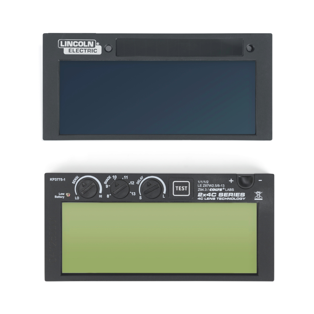 Lincoln Electric 4c 2x4 Auto-Darkening Welding Lens (Variable Shade)