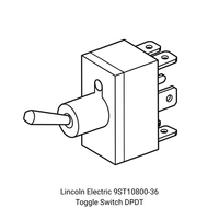 Lincoln Electric 9ST10800-36, Toggle Switch DPDT