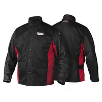 Lincoln Electric Shadow Grain Leather Sleeved Welding Jacket