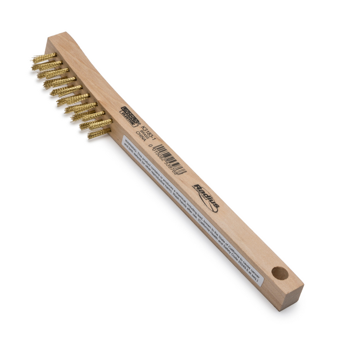 Welders Toothbrush Wire Scratch Brush - Brass