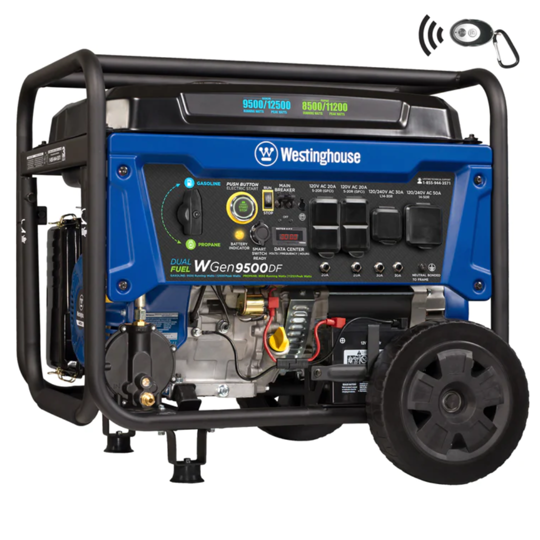 NATIONAL　TV SERVICE GENERATOR 848A Shop Westinghouse 9500DFc - Dual Fuel Generator | Canada