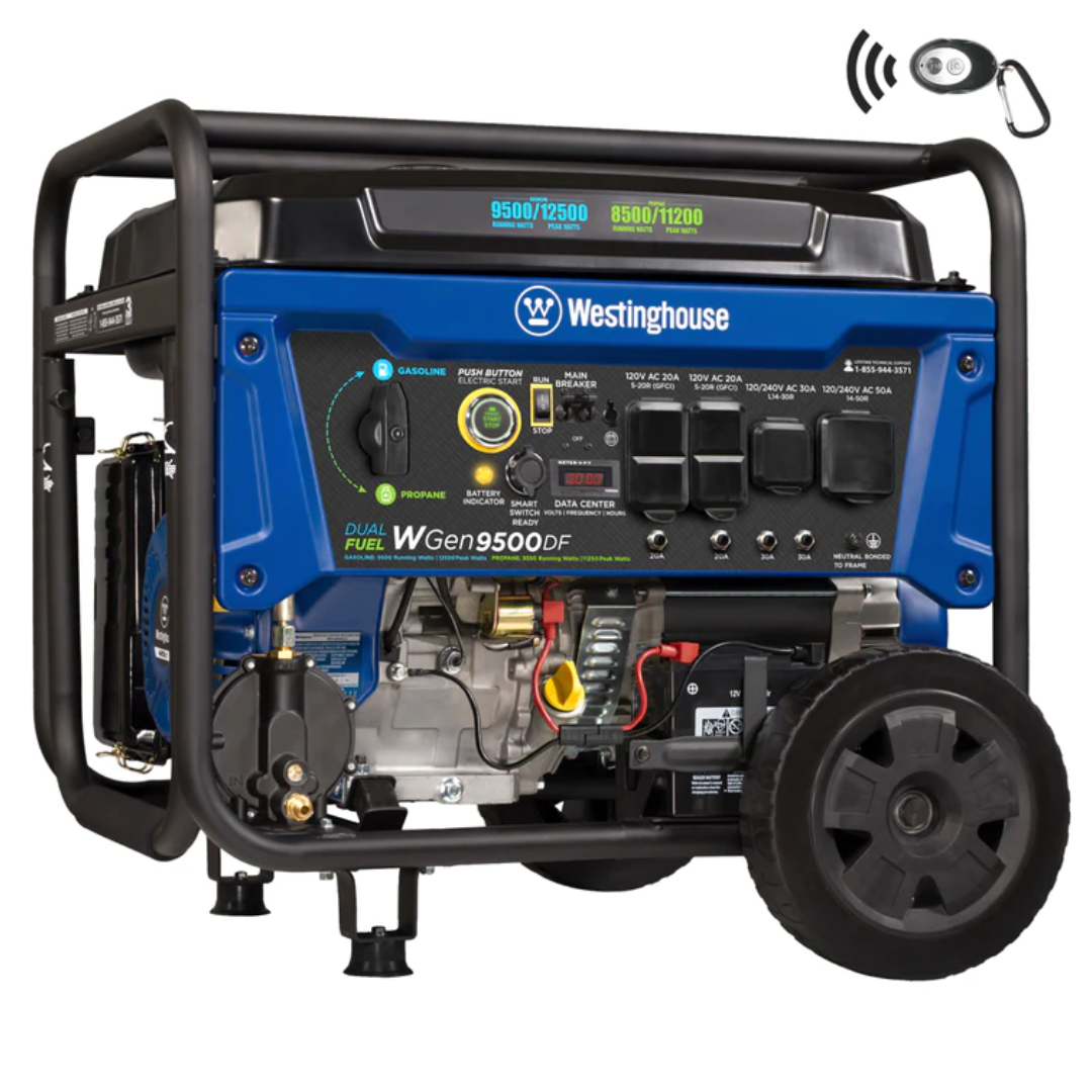 Westinghouse 9500DF - Dual Fuel Generator