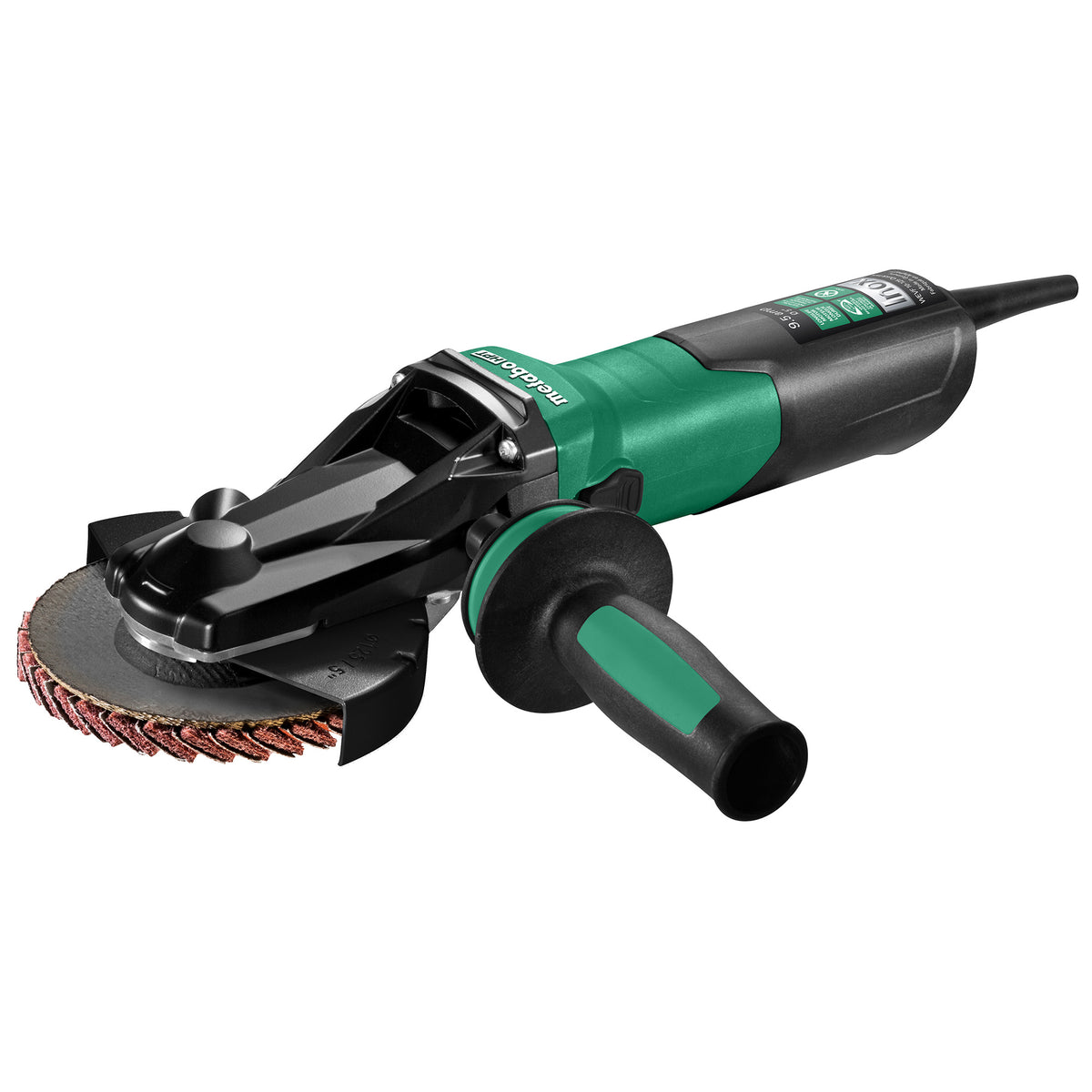 Metabo 5" 9.5 Amps WEVF 10-125 Quick Inox Flat-Head Angle Grinder